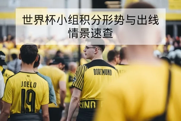 世界杯小组积分形势与出线情景速查